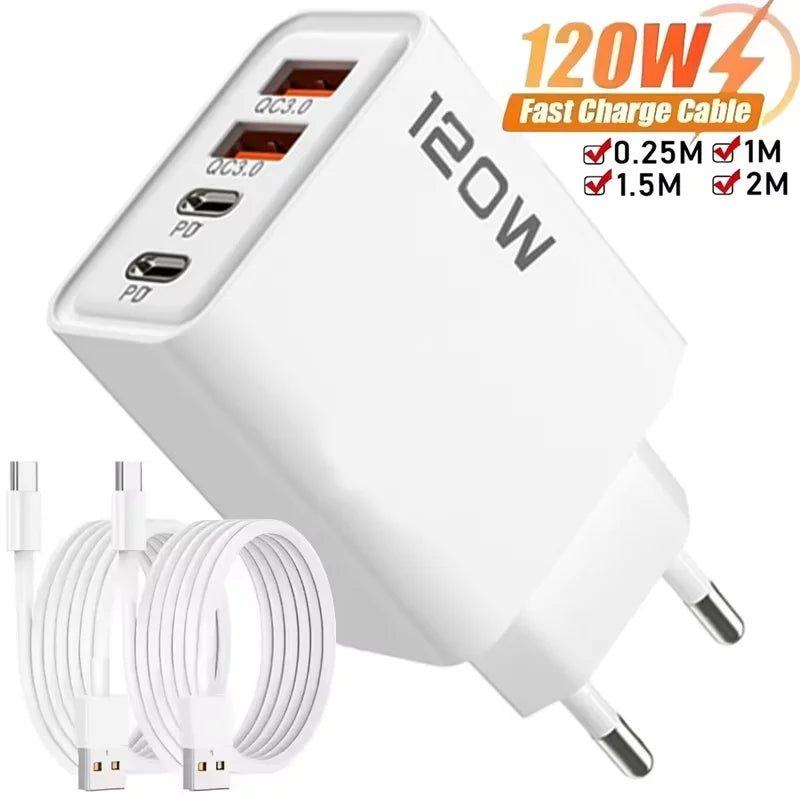 Profi-Wandladegerät™ – 120W Multi-Port USB-C Ultraschnellladung