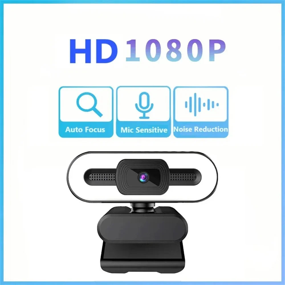 Webcam Pro™ Autofocus 4K/2K/1080P — Micro Intégré, Plug & Play