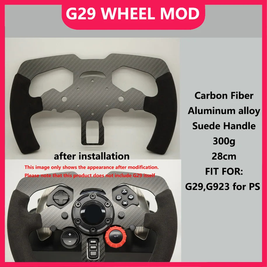 SIMPUSH F1 Sim Racing Wheel MOD Pro™ — Compatible Logitech G29 / G923