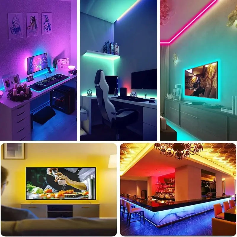 Ruban LED RGB TV Pro™ — Rétroéclairage USB 5V, Contrôle 3 Touches, 1m à 10m