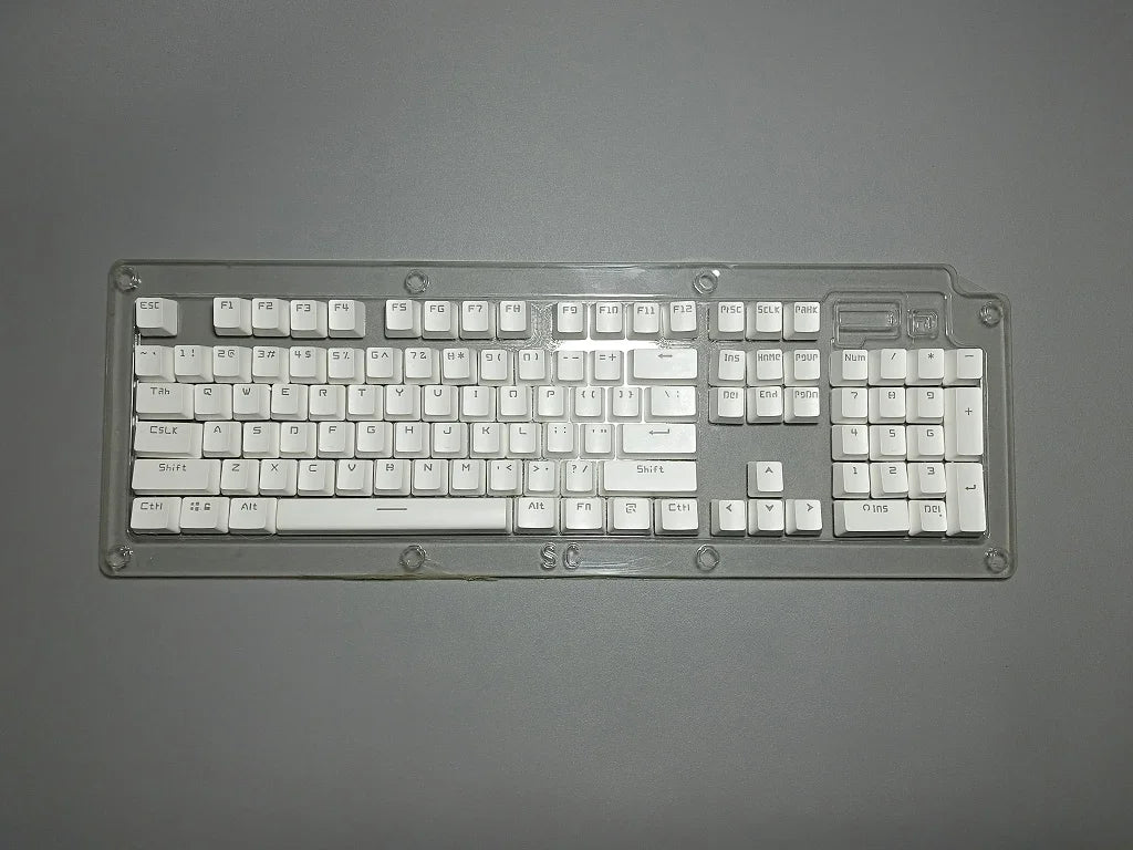 Corsair PBT Transparent Keycaps Pro™ — Compatible K70 / K65 / K68 / K63 / K95 / K100