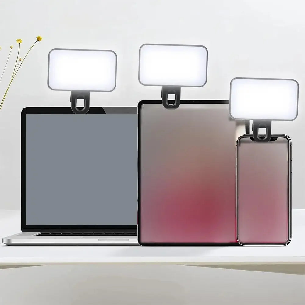 Lumière Selfie Pro™ – Clip LED 3 modes
