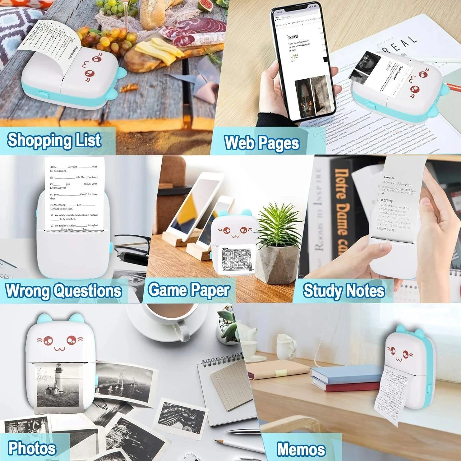 Imprimante Photo Pocket Pro™ – HD Bluetooth iOS & Android