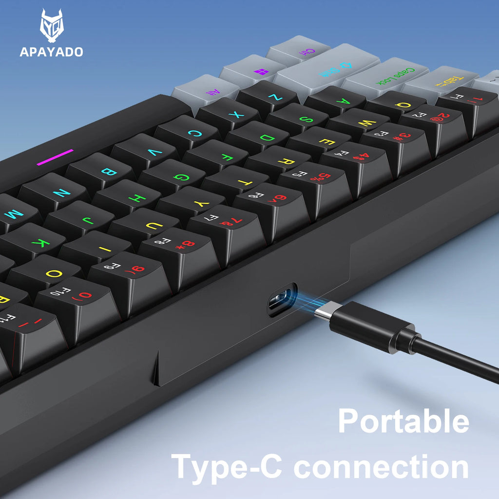 Clavier Mécanique Gaming Pro™ K61 — 61 Touches Hot-Swap, RGB Phantom, Switch Red/Blue