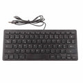 Clavier Ultra-Fin 78 Touches Pro™ — Silencieux, USB Filaire, Disposition FR/RU/DE