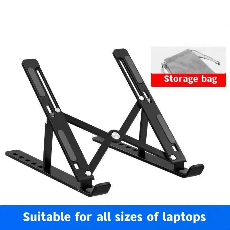 Support Laptop Aluminium Pro™ — Stand Pliable Ergonomique 6 Niveaux