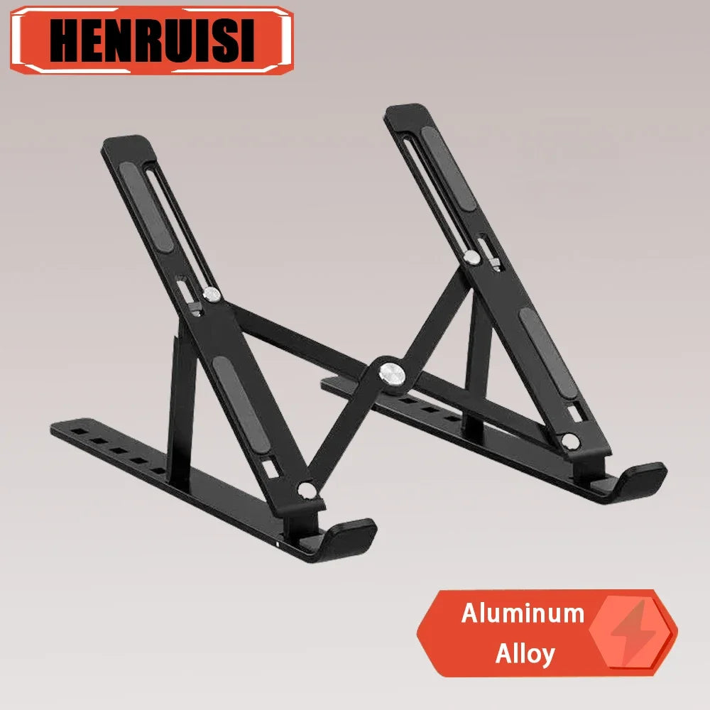 Support Laptop Aluminium Pro™ — Stand Pliable Ergonomique 6 Niveaux