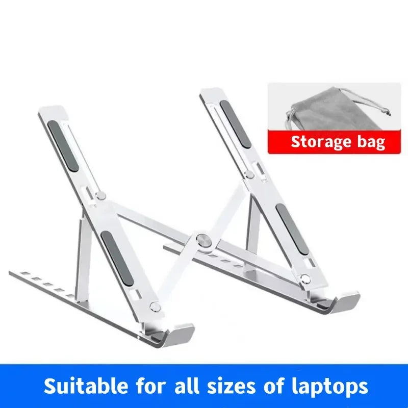 Support Laptop Aluminium Pro™ — Stand Pliable Ergonomique 6 Niveaux