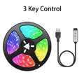 Ruban LED RGB TV Pro™ — Rétroéclairage USB 5V, Contrôle 3 Touches, 1m à 10m