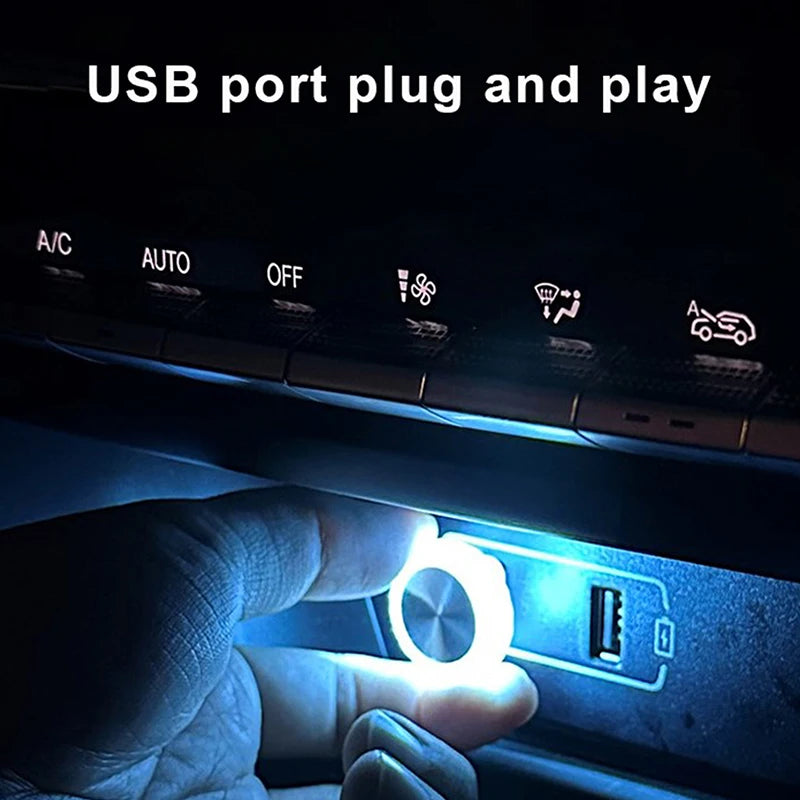 Mini Lampe USB Ambiance Pro™ — Éclairage LED Plug & Play Voiture & Setup