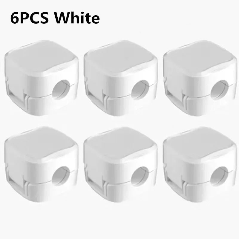 Clips Magnétiques Gestion de Câbles Pro™ — Organisateur Bureau, Lot de 1 à 6