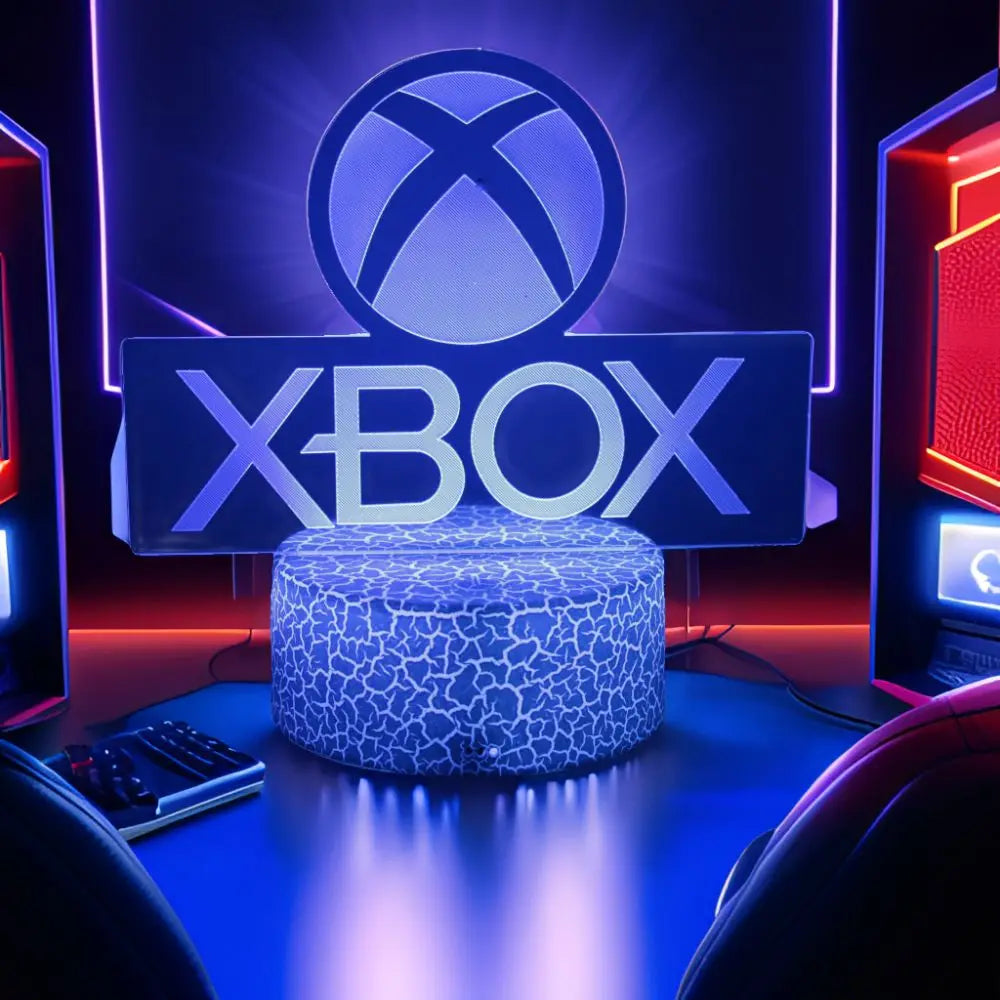 Lampe 3D LED Gaming Pro™ — Veilleuse RGB Personnalisée pour Setup Gamer