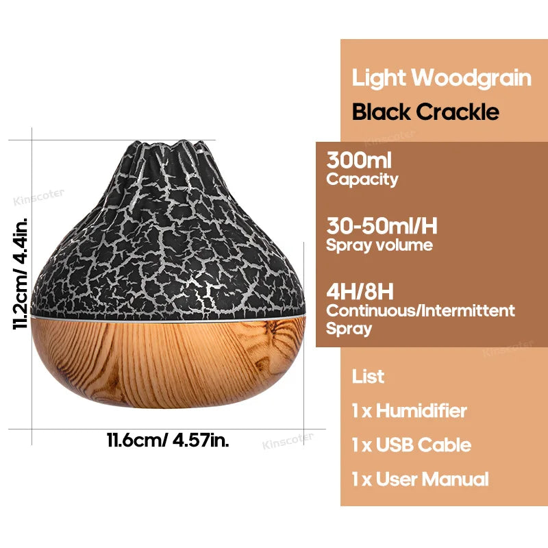 Humidificateur Arômes Pro™ – Diffuseur cool mist 300ml