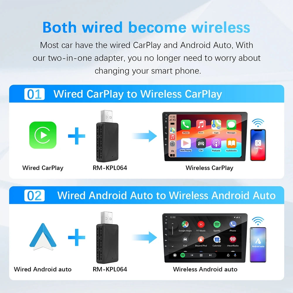 Adaptateur CarPlay Pro™ – Sans fil Bluetooth/WiFi