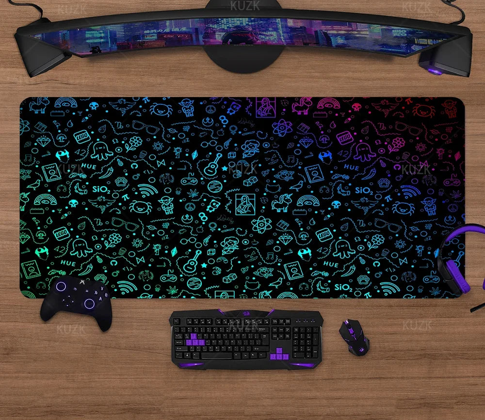 Tapis Gaming Pro™ – Grand format pour setup