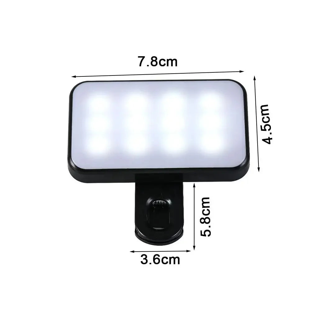 Lumière Selfie Pro™ – Clip LED 3 modes
