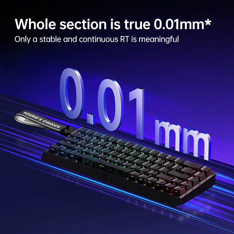 Clavier Compact Pro™ – 75% mécanique sans fil